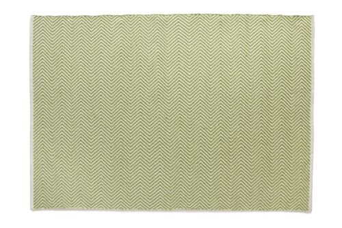 Hug Rug Woven Herringbone Rug Green 160X230