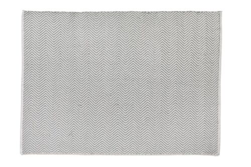 Hug Rug Woven Herringbone Rug Sky Grey 160X230