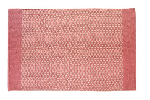 Hug Rug Woven Trellis Rug Coral Pink 160x230