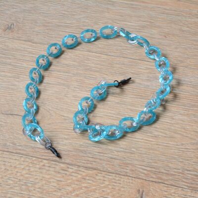 Glasses chain "CELESTE" Blue Lagoon