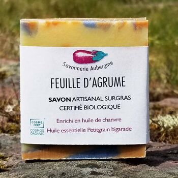 Savon bio Feuille Agrume - savon naturel et biologique 2