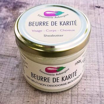 Beurre de karité bio brut équitable 100g 4