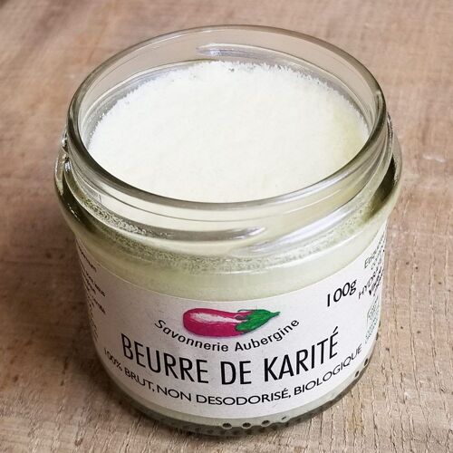 Beurre de karité bio brut équitable 100g