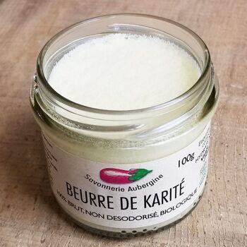 Beurre de karité bio brut équitable 100g 1