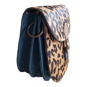 Sac en cuir imprimé animalier Liv 2