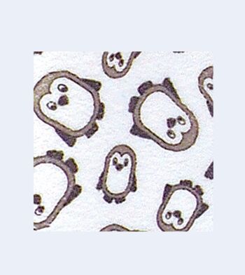 Cape de bain bébé pingouin, gris, 100cm x 100cm 4