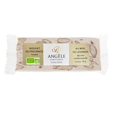 Nougat au miel de Lavande de provence 50g