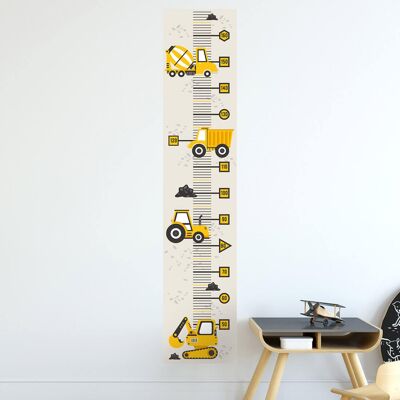Height Measure  | Construction Vehicles Yellow