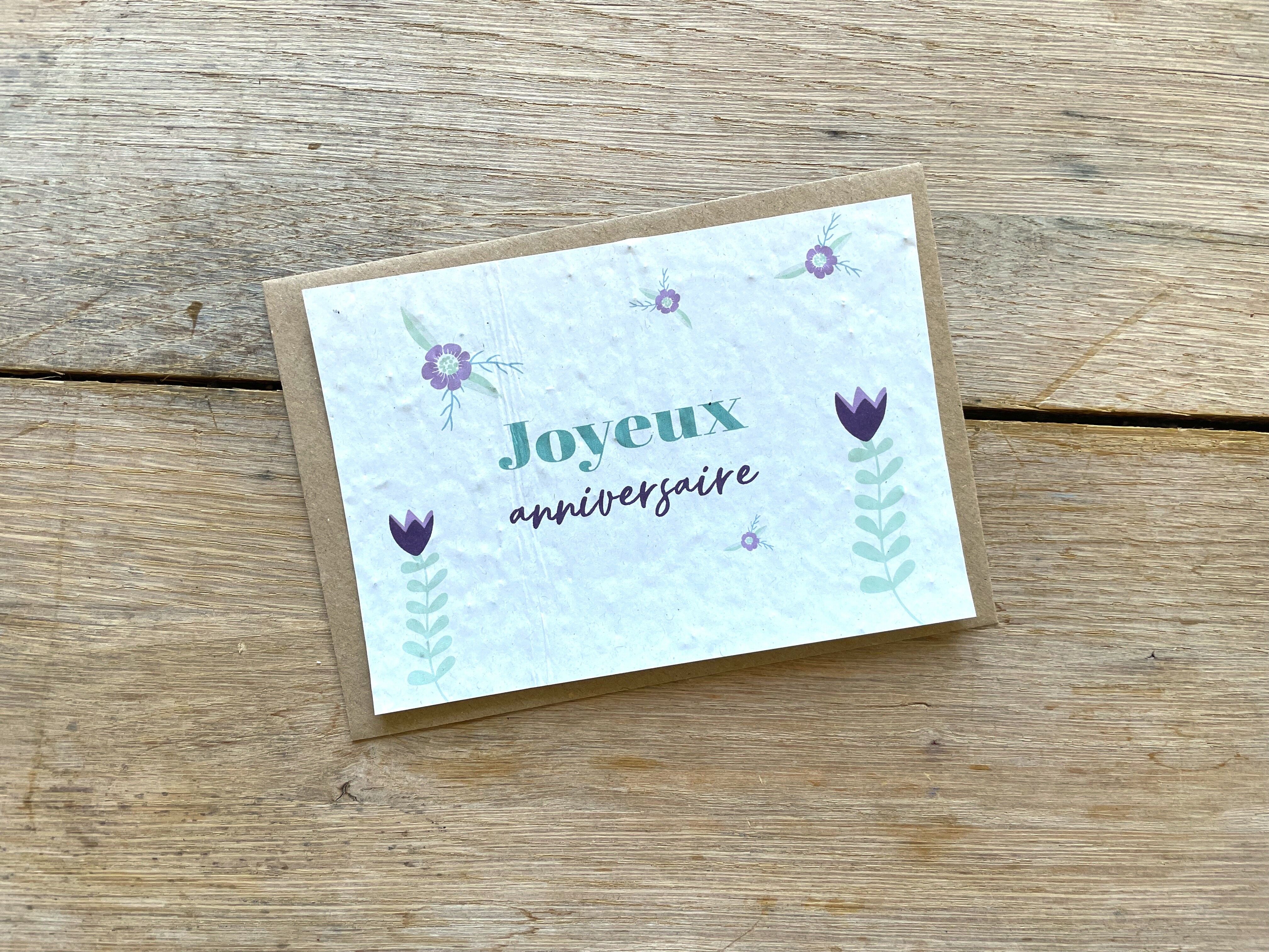 Carta tulipano viola