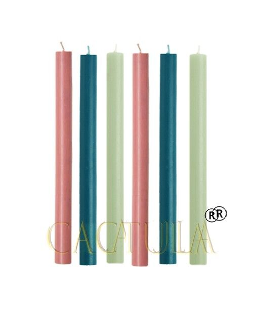 Cactula high quality dinner candles in 3 Colors Dreamy 2.1 x 30 cm