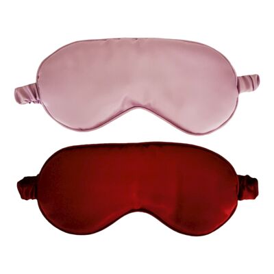 Premium Satin Eye mask, Sleep Mask, Super Soft Blackout Eye Mask, Blindfold with Elastic Strap for Night/ Travel/Nap/ Meditation