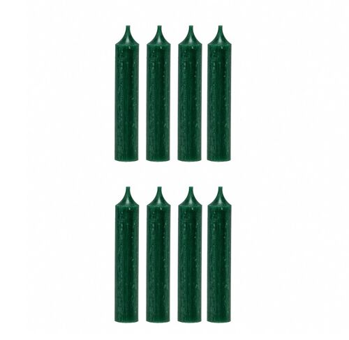 Cactula high quality dinner candles 8 PCS in Green 2.1 x 12 cm