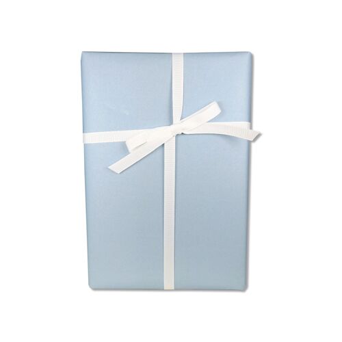 Geschenkpapier, einfarbig, himmelblau, frei und leicht, Bogen 50 x 70, VE 10