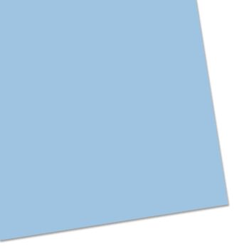 Papier cadeau, une couleur, bleu ciel, libre et léger, feuille 50 x 70, VE 10 2