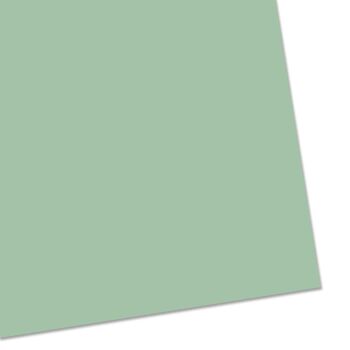 Papier cadeau, monochrome, vert sauge, chaud et velouté, feuille 50 x 70 cm, UE 10 2