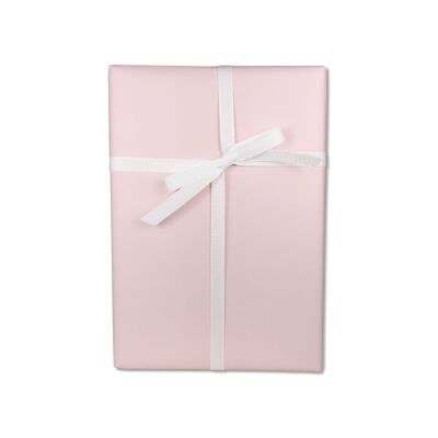 Wrapping paper, one color, pink, dreamy and romantic, sheet 50 x 70 cm, PU 10