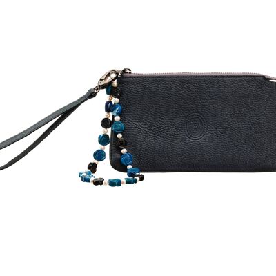 Peacock clutch pearls and agates gemstone