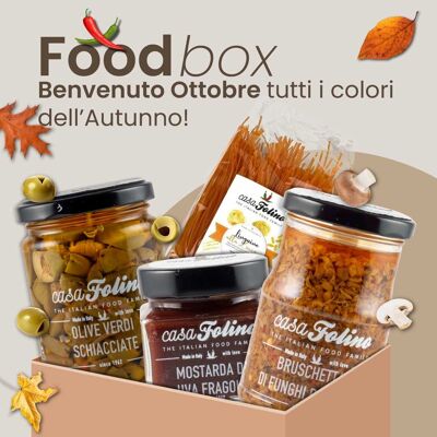 Willkommens-Food-Box im Oktober
