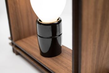 #LAMP No. 1 carré noyer – Lampe de table minimaliste dimmable - Cadeau de Noël 3
