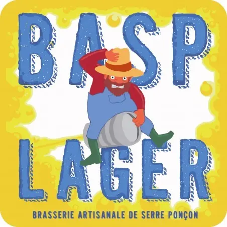Buy wholesale B.A.S.P Lager can of 33cl