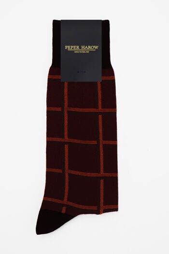 Chaussettes Homme Check - Maroon 3