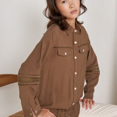 Jude Blouse Brown