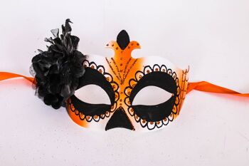 Maschera di Halloween indossabile - Colombina Muerte 3
