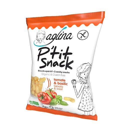 P'tit Snack Tomate & Basilic sachet 45G