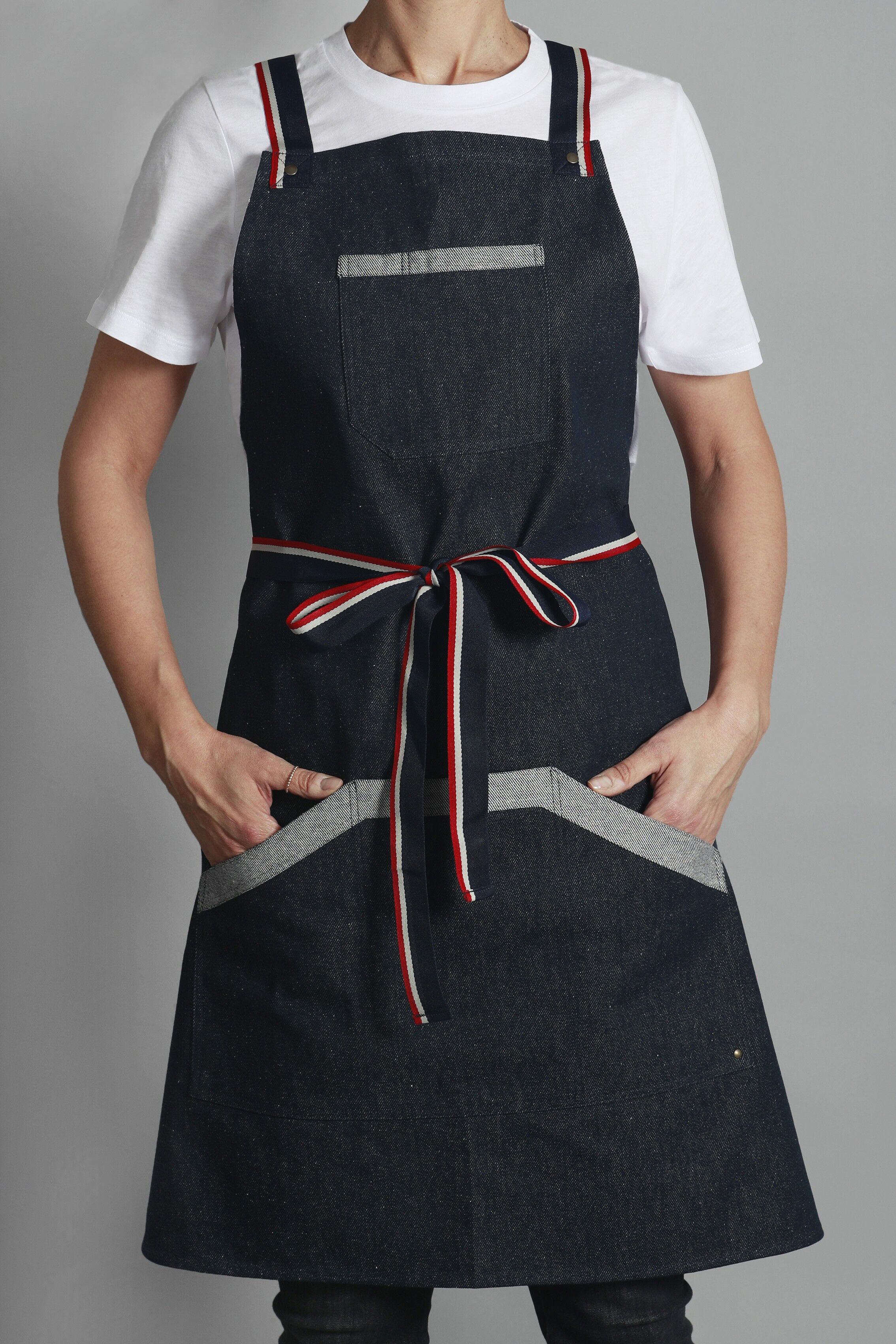 Grembiule idealista - Raw Denim Francia