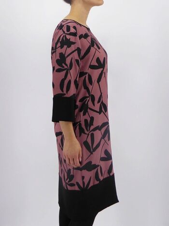 Robe tunique à imprimé japonais ZW7D46D 2