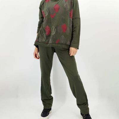 Luca Loungewear Leaf Sweatshirt 1306LF