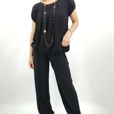 Rosa Fiore Leisure Trousers 2158PL | Black