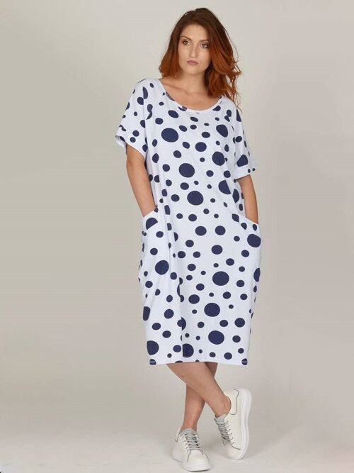 Spotty Cotton Dress   1121AS