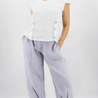 Stripey Linen trousers 1822S2