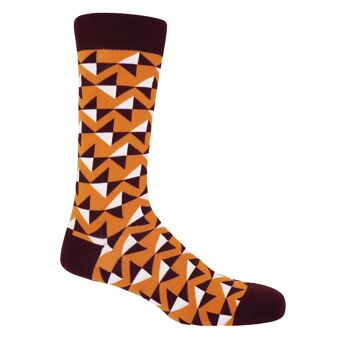 Chaussettes Homme Triangle - Moutarde 1