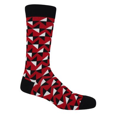 Chaussettes homme Triangle - Rouge