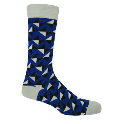Triangle Men's Socks - Royal Blue