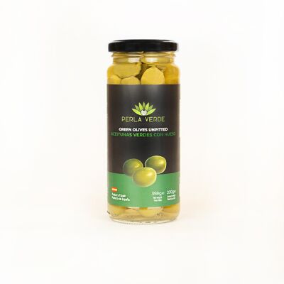 Olives Vertes - Hojiblanca - Non Dénoyautées