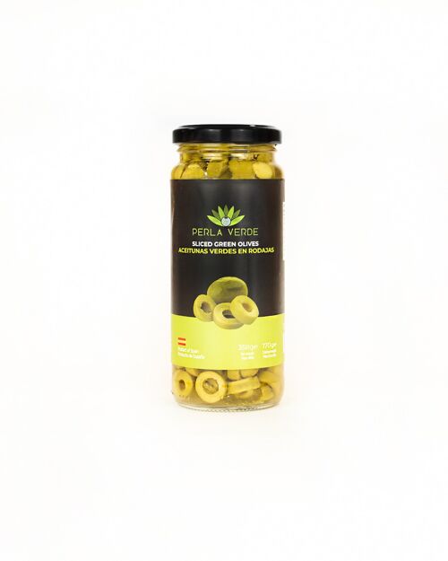 Green Olives - Hojiblanca - Sliced