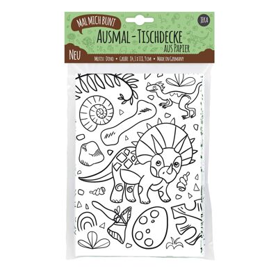 Coloring tablecloth Dino