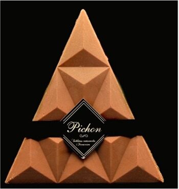 Triangle Chocolat au Lait Vegan 39% (emballage noir mat) 2