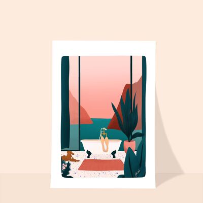 Póster Lago de Como 21x29,7cm (A4)