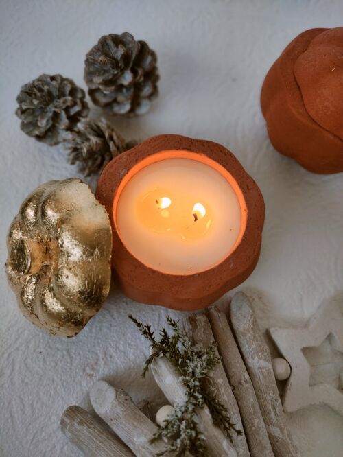 Pumpkin Halloween Candle