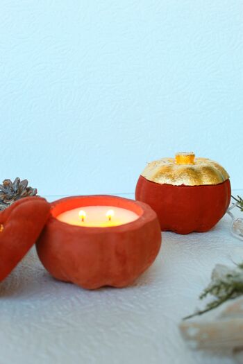 Pumpkin Halloween Candle 2