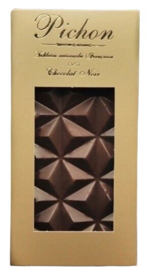 Tablette Chocolat Noir BIO 66% cacao (emballage noir mat)
