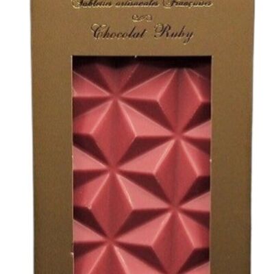 Organic Pink Praline Chocolate Bar (matte black packaging)