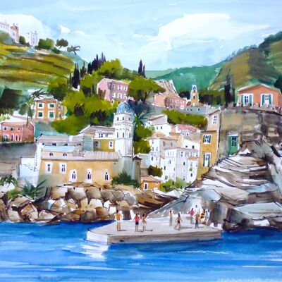 Sea Seaside on the French Riviera - CC171