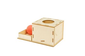 Coffret Permanence Objet Montessori avec Plateau et Boule 2