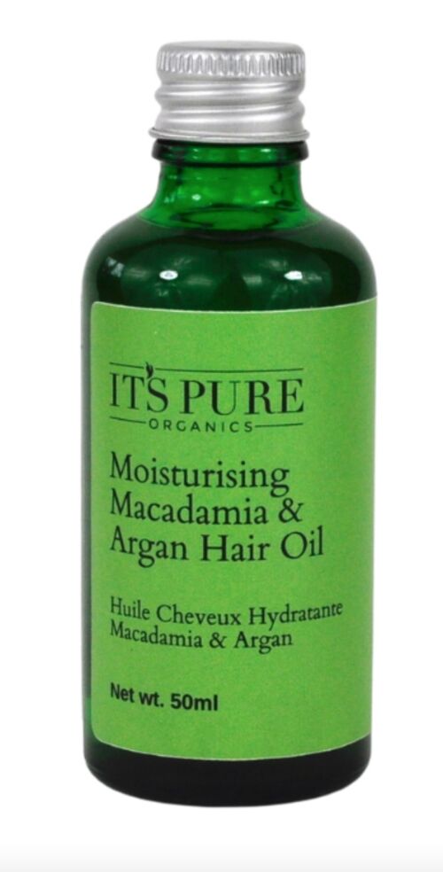 It's Pure Macadamia & Argan Moisturising Hair Oil 50ml