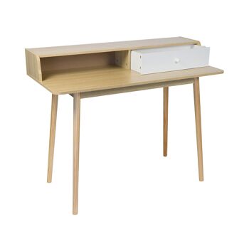 Bureau ou table de bureau VINTAGE avec tiroirs et organisateur pour étude intensive par Thinia Home 2